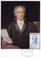 France N°1138 - Goethe - Carte Maximum - 1950-1959