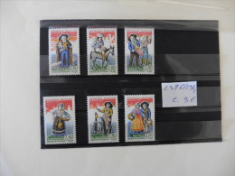 France : Série Timbres N°2976/2981 Neufs - Collections