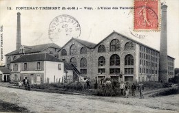 77 - FONTENAY-TRÉSIGNY - Visy - L'Usine Des Tuileries - Très Animée - Fontenay Tresigny