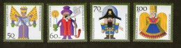 ALLEMAGNE 1990 MARIONNETTES   YVERT N°1316/19  NEUF MH* - Marionnetten