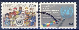 #K2757. UN 1985. Michel 468-69. Cancelled - Usati