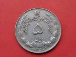 Iran 5 Ryals 1971   -SH  1350 - KM  #1176     TTB - Irán