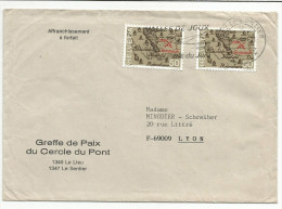 GRECE LETTRE POUR LA FRANCE 1987 - Cartas & Documentos