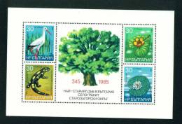 3528 Bulgaria 1986 Environment Protection BLOCK ** MNH /Natur- Und Umweltschutz - Blocks & Kleinbögen