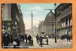Newcastle On Tyne Grainger Street  1909 Postcard - Newcastle-upon-Tyne