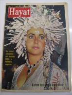AC - ELISABETH TAYLOR 1968 HAYAT MAGAZINE FROM TURKEY - Revues & Journaux