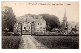 Cpa     Environs De Saint Vaast La Hougue    Réville  Le Chateau    TBE - Saint Pierre Eglise