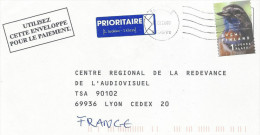 FINLANDE LETTRE PRIO POUR LA FRANCE 2000 - Briefe U. Dokumente