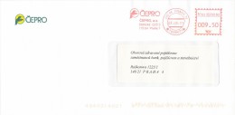 K6987 - Czech Rep. (2011) 170 04 Praha 74: CEPRO (= Pipelines And Oil Pipelines) Czech (logo: Hummingbird); Letter - Segler & Kolibris