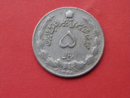 IRAN  5 RIALS 1969   -SH  1348 - KM  1176     TB - Iran