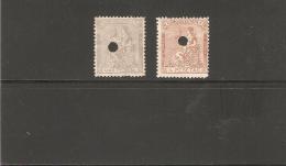 ESPAGNE   LOT  TIMBRES N° 137 Avec Petit Defaut  ET N°138   SIGNE - Usados