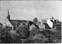 29 - ERGUE-GABERIC - Le Centre Du Bourg Et L'Eglise Paroissiale Du XVIe Siècle - Semi-Modene - Gd Format - Ergué-Gabéric