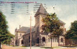 First Congregational Church, Capitol Series 564 - Springfield – Illinois