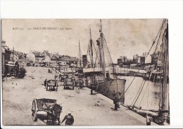 Port En Bessin - Les Quais, Chargement D'un Voilier / Edition A-D N°174 - Port-en-Bessin-Huppain