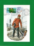 Dänemark 1985 Mi.Nr. 829, Köbenhavn - Bonn Erklaeringerne -Maximum Karte - Stempel M/F Dronning Margrethe II - 21.2.1985 - Maximum Cards & Covers