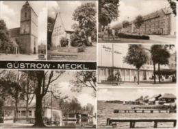 Güstrow - S/w Mehrbildkarte 1 - Güstrow