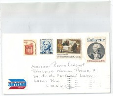 Enveloppe  - Cachet  Au  Depart  De  North Carolina    Etats Unis   à Destination  De  PAU ( 64 )Timbres Non  Oblitérés - Postal History