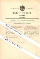 Original Patent - Leonhard Giersch In Krotoschin / Krotoszyn , 1902 , Briefumschlag Für Rücksendung , Post , Posen !!! - Posen