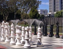 Giant Chess Board - New Zealand - Palmerston - Echecs