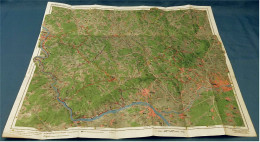 ARAL BV-Tourenkarte Taunus  -  Von Ca. 1955 - 1 : 125.000  -  Ca. Größe : 68 X 57 Cm - Mappemondes