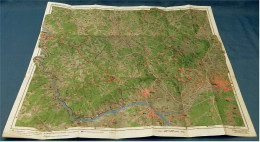 ARAL BV-Tourenkarte Taunus  -  Von Ca. 1955 - 1 : 125.000  -  Ca. Größe : 68 X 57 Cm - Mapamundis