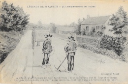 Légende De Saint-Saulge - 20, L'Empierrement Des Routes - Illustration Jim - Collection Roubé - Carte Non Circulée - Contes, Fables & Légendes