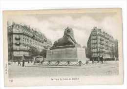 CPA 75 PARIS LE LION DE BELFORT - Standbeelden