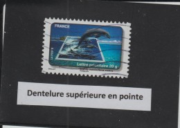 403  De  2010  -  VARIETE -  Dentelure Supérieure En Pointe  -  Oblitéré - Série  " Fête Du Timbre . L´ EAU  " - Gebruikt
