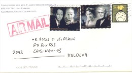 2009. USA, The Letter By Air-mail Post From Alexandria(Virginia) To Moldova - Briefe U. Dokumente