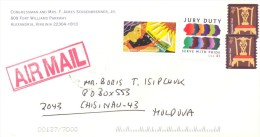 2007. USA, The Letter By Air-mail Post From Alexandria(Virginia) To Moldova - Brieven En Documenten