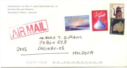 2007. USA, The Letter By Air-mail Post From Alexandria(Virginia) To Moldova - Brieven En Documenten