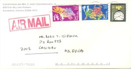 2005. USA, The Letter By Air-mail Post From Alexandria(Virginia) To Moldova - Storia Postale