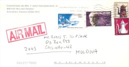 2006. USA, The Letter By Air-mail Post From Alexandria(Virginia) To Moldova - Brieven En Documenten