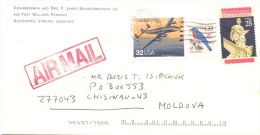 1997. USA, The Letter By Air-mail Post From Alexandria(Virginia) To Moldova - Lettres & Documents