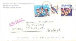 1998. USA, The Letter By Air-mail Post From Alexandria(Virginia) To Moldova - Covers & Documents