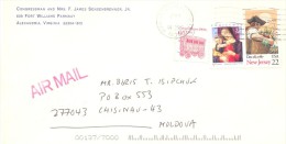 1999. USA, The Letter By Air-mail Post From Alexandria(Virginia) To Moldova - Briefe U. Dokumente