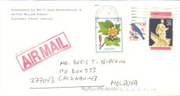 1998. USA, The Letter By Air-mail Post From Alexandria(Virginia) To Moldova - Brieven En Documenten