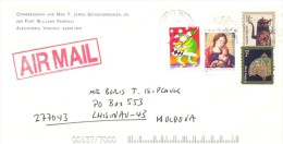 2003. USA, The Letter By Air-mail Post From Alexandria(Virginia) To Moldova - Brieven En Documenten