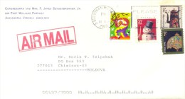 2003. USA, The Letter By Air-mail Post From Alexandria(Virginia) To Moldova - Brieven En Documenten