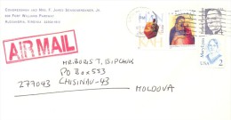 2004. USA, The Letter By Air-mail Post From Alexandria(Virginia) To Moldova - Brieven En Documenten