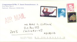 2004. USA, The Letter By Air-mail Post From Nashotah(Wisconsin) To Moldova - Briefe U. Dokumente