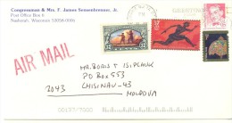 2004. USA, The Letter By Air-mail Post From Nashotah(Wisconsin) To Moldova - Brieven En Documenten