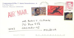 2005. USA, The Letter By Air-mail Post From Nashotah(Wisconsin) To Moldova - Brieven En Documenten