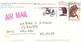 2006. USA, The Letter By Air-mail Post From Nashotah(Wisconsin) To Moldova - Briefe U. Dokumente