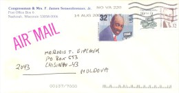 2006. USA, The Letter By Air-mail Post From Nashotah(Wisconsin) To Moldova - Lettres & Documents