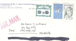 2007. USA, The Letter By Air-mail Post From Nashotah(Wisconsin) To Moldova - Covers & Documents