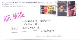 2007. USA, The Letter By Air-mail Post From Nashotah(Wisconsin) To Moldova - Lettres & Documents