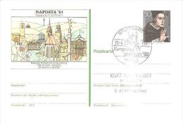 75334)  INTERO POSTALE DELLA GERMANIA DA 50D.EUROPA-NAPOSTA81 - 28-4-1981 - Privé Postkaarten - Gebruikt