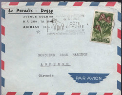 Lettre De Abidjan RP 15-1 1962 Flamme =o " Réserve De Faune De Bouna... - Briefe U. Dokumente