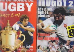 C1 RUGBY Coupe Du Monde 2007 Paris LOT DE 2 Revues MAGAZINE OFFICIEL - Rugby
